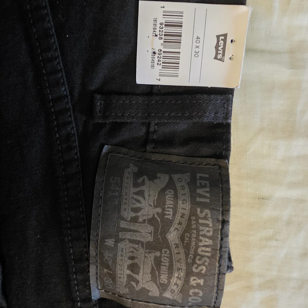 Levi's Black 541 Athletic Taper Denim Jeans - Picture 3 of 4